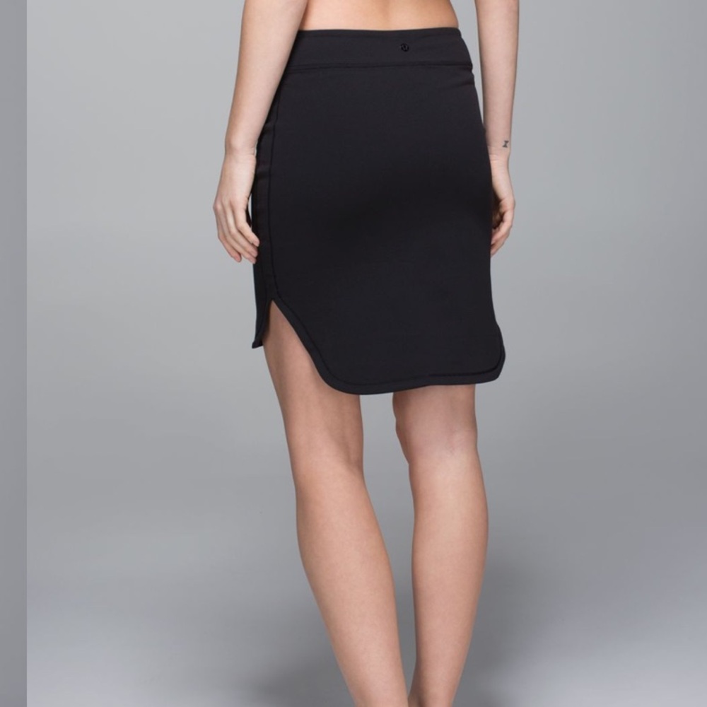 lululemon athletica Black Athletic Skort with Side Slit